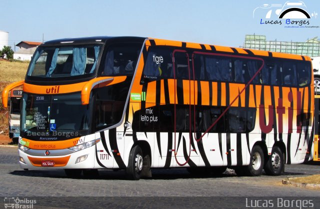 UTIL - União Transporte Interestadual de Luxo 11711 na cidade de Uberaba, Minas Gerais, Brasil, por Lucas Borges . Número da foto: #5270418.