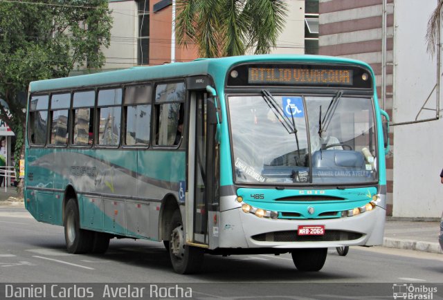 Costa Sul Transportes e Turismo 485 na cidade de Cachoeiro de Itapemirim, Espírito Santo, Brasil, por Daniel Carlos  Avelar Rocha. ID da foto: 5270301.