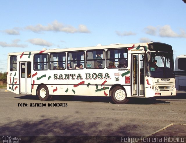 Empresa Auto Viação Santa Rosa 39 na cidade de Pelotas, Rio Grande do Sul, Brasil, por Felipe Ferreira Ribeiro. Número da foto: #5272568.