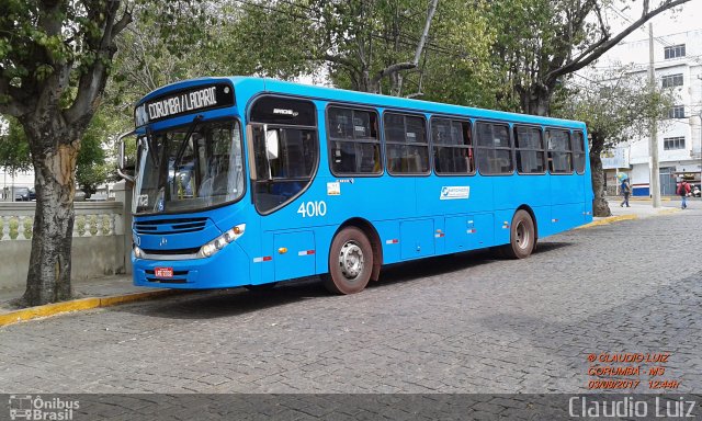 Viação Canarinho 4010 na cidade de Corumbá, Mato Grosso do Sul, Brasil, por Claudio Luiz. Número da foto: #5271329.