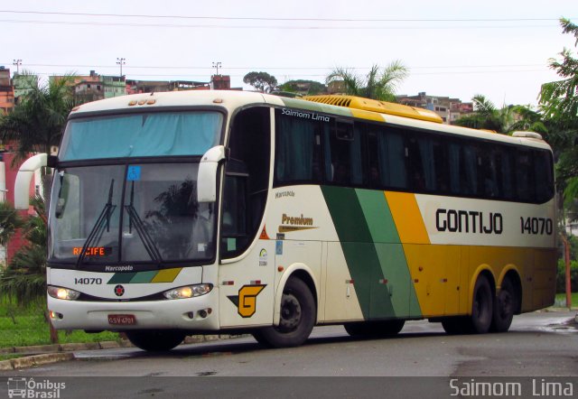 Empresa Gontijo de Transportes 14070 na cidade de Vitória, Espírito Santo, Brasil, por Saimom  Lima. Número da foto: #5272080.