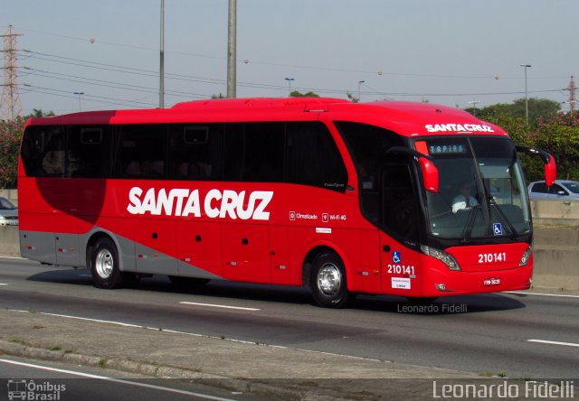Viação Santa Cruz 210141 na cidade de São Paulo, São Paulo, Brasil, por Leonardo Fidelli. Número da foto: #5272615.
