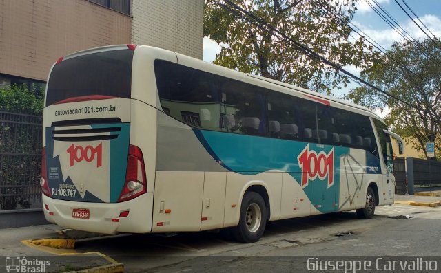 Auto Viação 1001 RJ 108.747 na cidade de Nova Friburgo, Rio de Janeiro, Brasil, por Giuseppe Carvalho. ID da foto: 5271208.