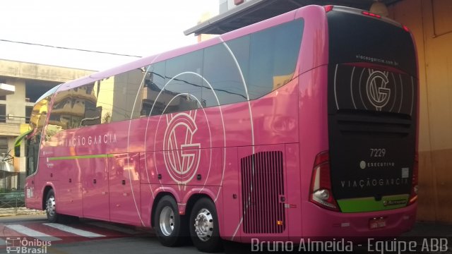 Viação Garcia 7229 na cidade de Sorocaba, São Paulo, Brasil, por Bruno Almeida. Número da foto: #5275049.