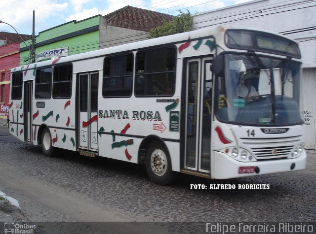 Empresa Auto Viação Santa Rosa 14 na cidade de Pelotas, Rio Grande do Sul, Brasil, por Felipe Ferreira Ribeiro. Número da foto: #5274347.