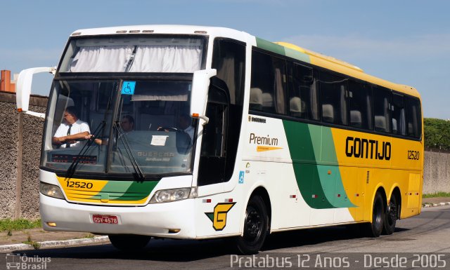 Empresa Gontijo de Transportes 12520 na cidade de São Paulo, São Paulo, Brasil, por Cristiano Soares da Silva. ID da foto: 5274026.