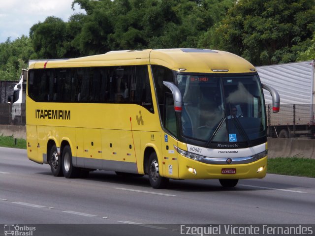 Viação Itapemirim 60681 na cidade de São José dos Campos, São Paulo, Brasil, por Ezequiel Vicente Fernandes. Número da foto: #5273840.