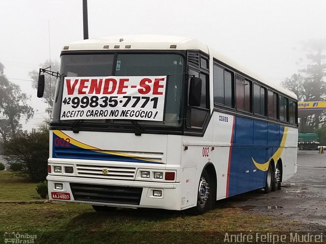 Ônibus Particulares 4807 na cidade de Prudentópolis, Paraná, Brasil, por André Felipe Mudrei. ID da foto: 5275149.