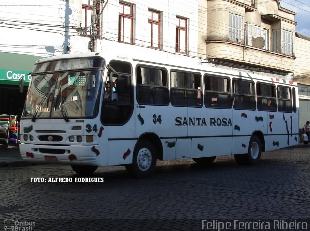 Empresa Auto Viação Santa Rosa 34 na cidade de Pelotas, Rio Grande do Sul, Brasil, por Felipe Ferreira Ribeiro. Número da foto: #5274336.