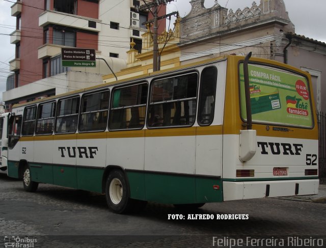 TURF - Transportes Urbanos Rurais Fragata 52 na cidade de Pelotas, Rio Grande do Sul, Brasil, por Felipe Ferreira Ribeiro. ID da foto: 5274318.