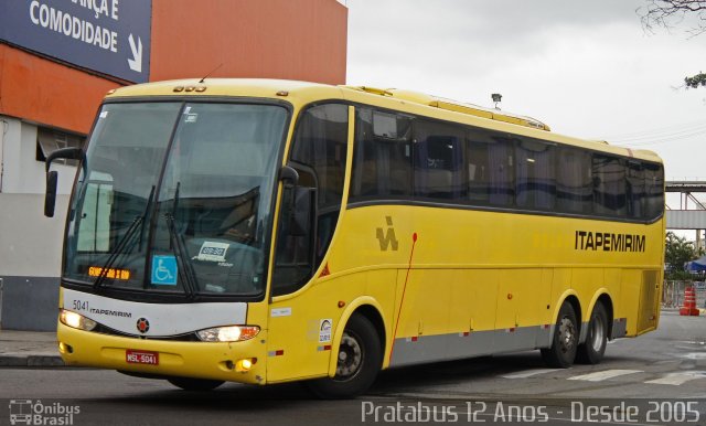 Viação Itapemirim 5041 na cidade de Rio de Janeiro, Rio de Janeiro, Brasil, por Cristiano Soares da Silva. ID da foto: 5276419.