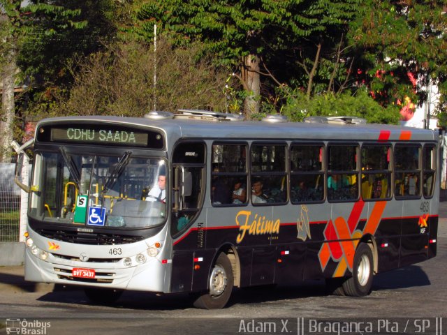 Nossa Senhora de Fátima Auto Ônibus 463 na cidade de Bragança Paulista, São Paulo, Brasil, por Adam Xavier Rodrigues Lima. Número da foto: #5276623.