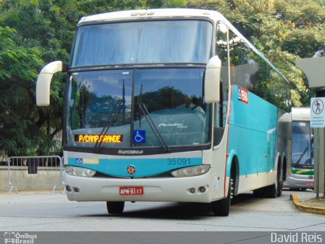 Empresa de Ônibus Nossa Senhora da Penha 35091 na cidade de São Paulo, São Paulo, Brasil, por David Reis. ID da foto: 5276725.