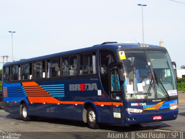 Breda Transportes e Serviços 1169 na cidade de São Paulo, São Paulo, Brasil, por Adam Xavier Rodrigues Lima. ID da foto: 5276620.