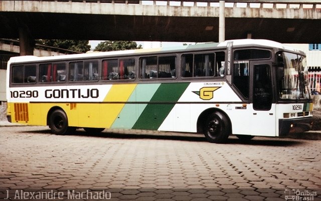 Empresa Gontijo de Transportes 10290 na cidade de Belo Horizonte, Minas Gerais, Brasil, por J. Alexandre Machado. ID da foto: 5276666.