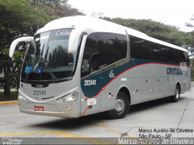 Expresso Cristália 212141 na cidade de São Paulo, São Paulo, Brasil, por Marco Aurélio de Oliveira. ID da foto: 5277540.