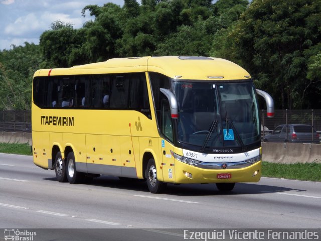 Viação Itapemirim 60521 na cidade de São José dos Campos, São Paulo, Brasil, por Ezequiel Vicente Fernandes. ID da foto: 5278186.