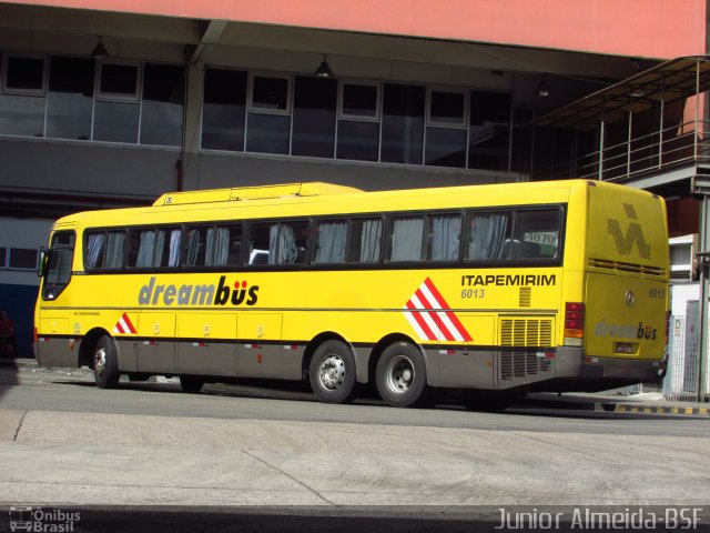 Viação Itapemirim 6013 na cidade de Rio de Janeiro, Rio de Janeiro, Brasil, por Junior Almeida. ID da foto: 5278650.