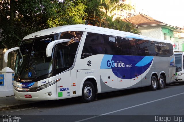 GGuida - Graça e Guida Transportes e Turismo 4400 na cidade de Joinville, Santa Catarina, Brasil, por Diego Lip. Número da foto: #5277983.