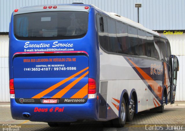 Brisa Bus 2014 na cidade de Goiânia, Goiás, Brasil, por Carlos Júnior. ID da foto: 5281711.