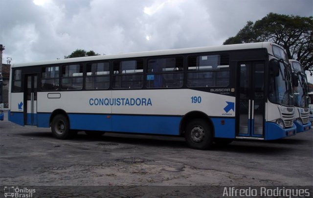 Viação Nossa Senhora Conquistadora 190 na cidade de Pelotas, Rio Grande do Sul, Brasil, por Guilherme Loreto. Número da foto: #5280367.