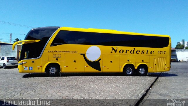 Viação Nordeste 1717 na cidade de Natal, Rio Grande do Norte, Brasil, por Janiclaudio Lima. Número da foto: #5281119.