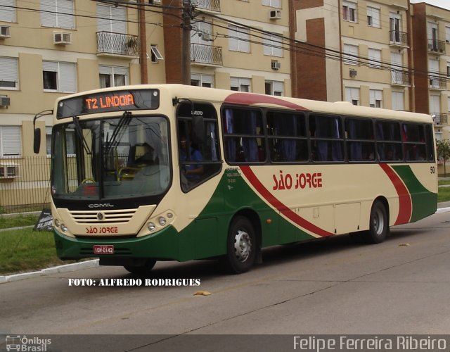 São Jorge de Transportes 50 na cidade de Pelotas, Rio Grande do Sul, Brasil, por Felipe Ferreira Ribeiro. Número da foto: #5281263.