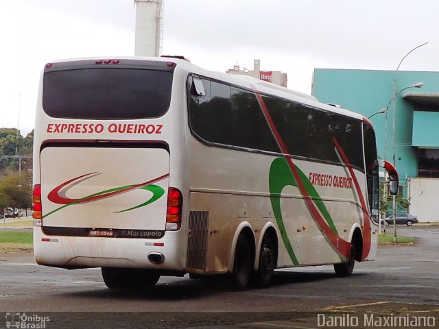 Expresso Queiroz 546 na cidade de Dourados, Mato Grosso do Sul, Brasil, por Danilo Maximiano. ID da foto: 5280771.