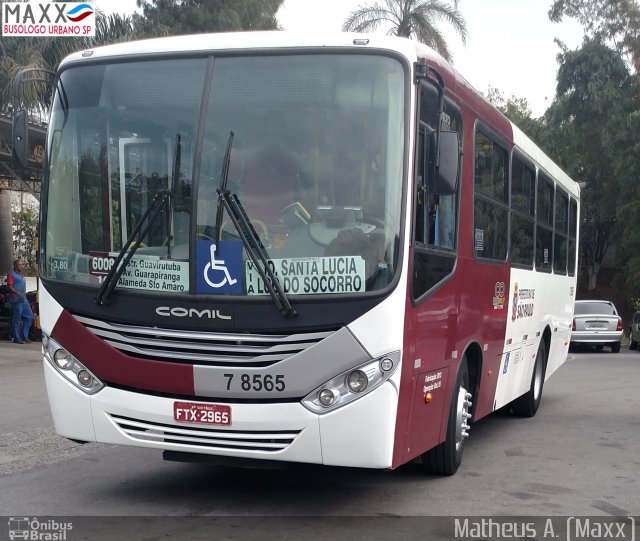 Transwolff Transportes e Turismo 7 8565 na cidade de São Paulo, São Paulo, Brasil, por Matheus Ariel. ID da foto: 5279810.