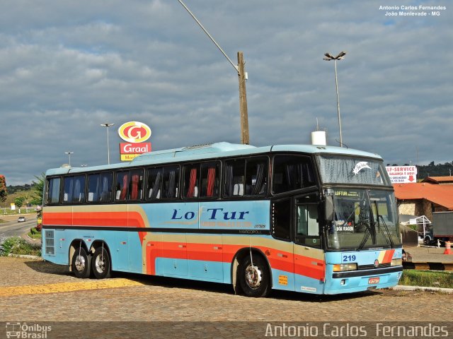 Loftur Excursões e Fretamentos 219 na cidade de João Monlevade, Minas Gerais, Brasil, por Antonio Carlos Fernandes. Número da foto: #5280194.