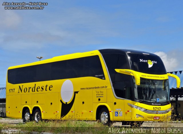 Viação Nordeste 1717 na cidade de Natal, Rio Grande do Norte, Brasil, por Alexsandro  Azevedo. Número da foto: #5281014.