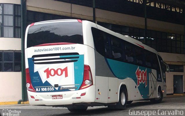 Auto Viação 1001 RJ 108.035 na cidade de Nova Friburgo, Rio de Janeiro, Brasil, por Giuseppe Carvalho. Número da foto: #5280812.