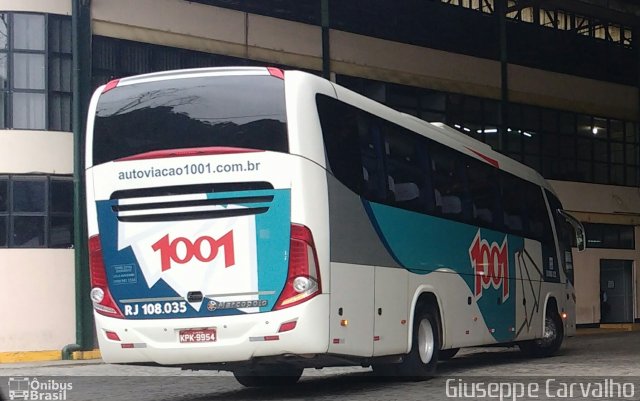 Auto Viação 1001 RJ 108.035 na cidade de Nova Friburgo, Rio de Janeiro, Brasil, por Giuseppe Carvalho. ID da foto: 5280812.