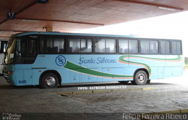 Empresa de Transportes Santa Silvana 045 na cidade de Pelotas, Rio Grande do Sul, Brasil, por Felipe Ferreira Ribeiro. Número da foto: #5281245.