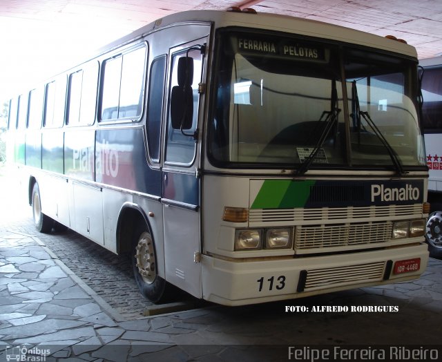 Planalto Transportes 113 na cidade de Pelotas, Rio Grande do Sul, Brasil, por Felipe Ferreira Ribeiro. ID da foto: 5281323.