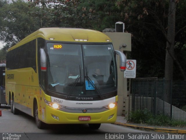 Viação Itapemirim 60561 na cidade de São Paulo, São Paulo, Brasil, por Eloisio  Saraiva Silva Junior. ID da foto: 5280838.