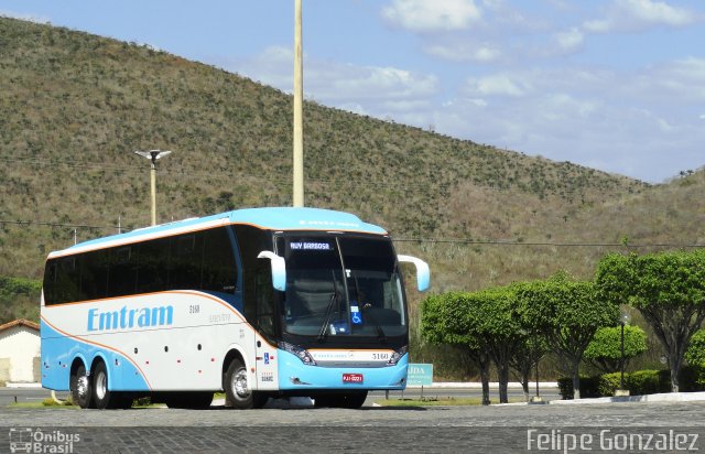 Emtram 5160 na cidade de Jequié, Bahia, Brasil, por Felipe Gonzalez. ID da foto: 5280448.