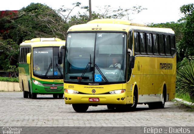 Viação Itapemirim 8205 na cidade de Campina Grande, Paraíba, Brasil, por Felipe Pessoa de Albuquerque. ID da foto: 5284119.