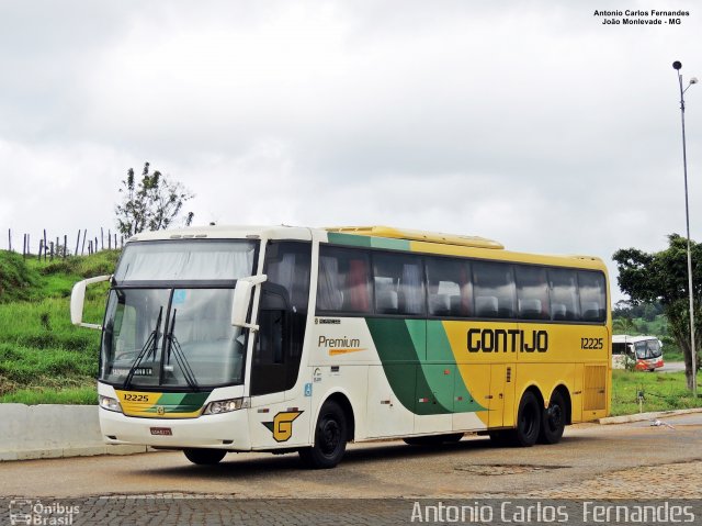 Empresa Gontijo de Transportes 12225 na cidade de João Monlevade, Minas Gerais, Brasil, por Antonio Carlos Fernandes. ID da foto: 5283166.