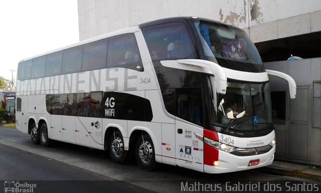 Auto Viação Catarinense 3404 na cidade de Campinas, São Paulo, Brasil, por Matheus Gabriel dos Santos. Número da foto: #5285064.
