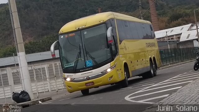 Viação Itapemirim 60727 na cidade de Juiz de Fora, Minas Gerais, Brasil, por Junin Solano. Número da foto: #5284219.