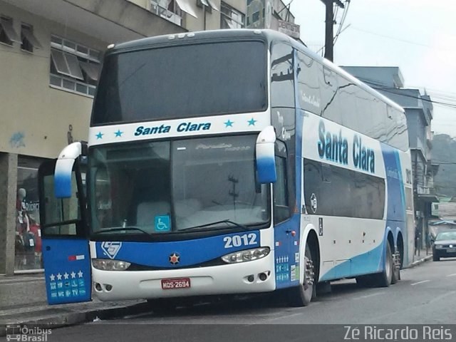 Viação Santa Clara Transporte e Turismo 2012 na cidade de Petrópolis, Rio de Janeiro, Brasil, por Zé Ricardo Reis. ID da foto: 5283538.