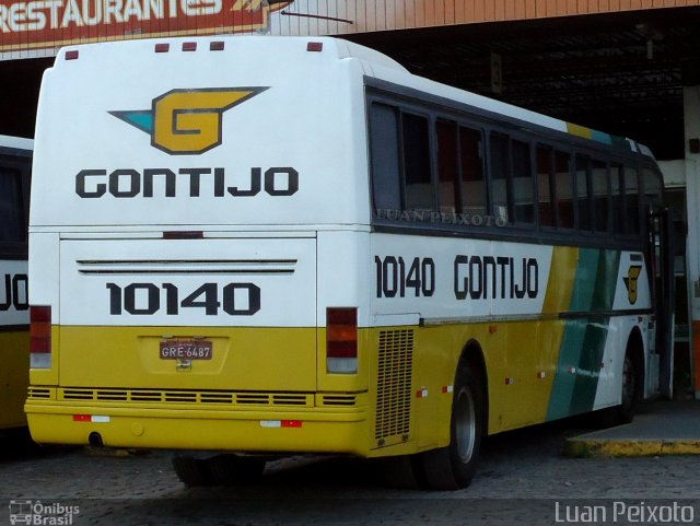 Empresa Gontijo de Transportes 10140 na cidade de Viana, Espírito Santo, Brasil, por Luan Peixoto. ID da foto: 5282589.