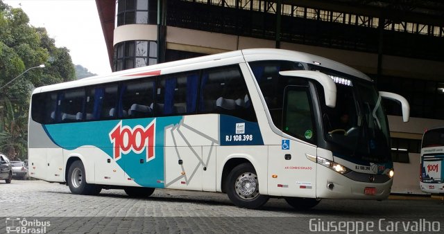 Auto Viação 1001 RJ 108.398 na cidade de Nova Friburgo, Rio de Janeiro, Brasil, por Giuseppe Carvalho. Número da foto: #5283040.