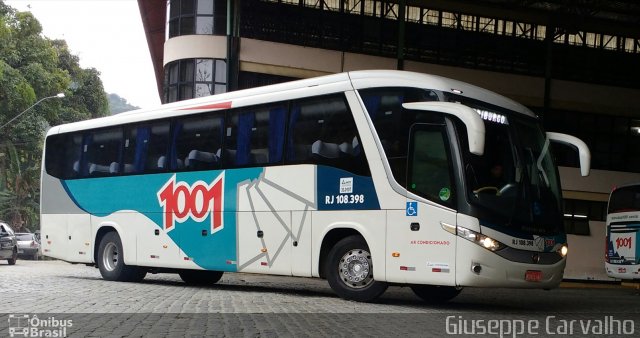 Auto Viação 1001 RJ 108.398 na cidade de Nova Friburgo, Rio de Janeiro, Brasil, por Giuseppe Carvalho. ID da foto: 5283040.