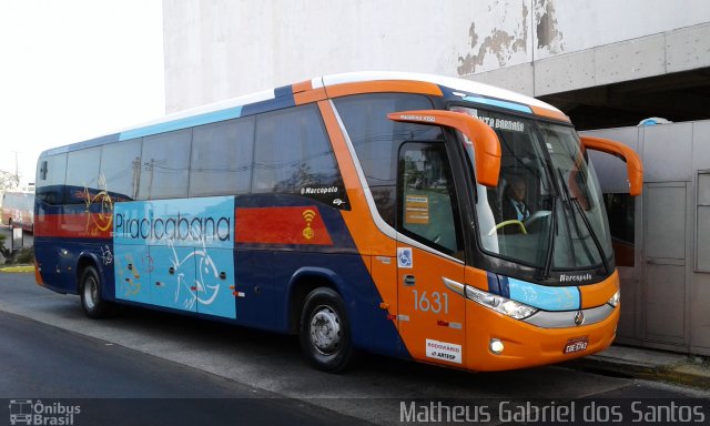 Viação Piracicabana 1631 na cidade de Campinas, São Paulo, Brasil, por Matheus Gabriel dos Santos. ID da foto: 5285224.