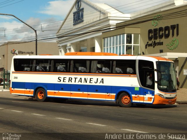 Viação Sertaneja 290 na cidade de Juiz de Fora, Minas Gerais, Brasil, por André Luiz Gomes de Souza. Número da foto: #5287760.