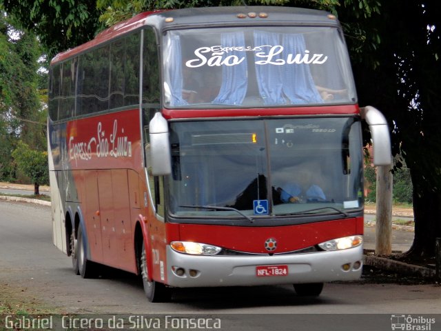 Expresso São Luiz 7120 na cidade de Anápolis, Goiás, Brasil, por Gabriel  Cícero da Silva Fonseca. Número da foto: #5287054.