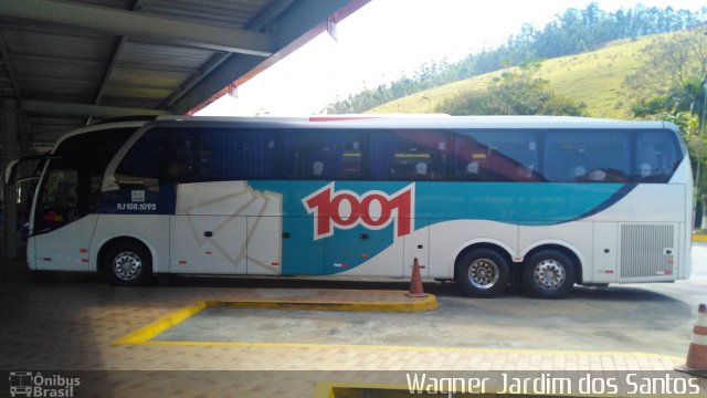 Auto Viação 1001 RJ 108.1092 na cidade de Queluz, São Paulo, Brasil, por Wagner Jardim dos Santos. ID da foto: 5286921.