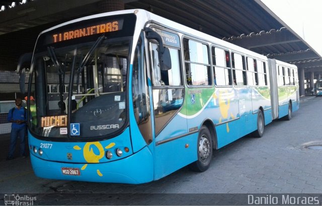 Santa Zita Transportes Coletivos 21077 na cidade de Cariacica, Espírito Santo, Brasil, por Danilo Moraes. Número da foto: #5285947.